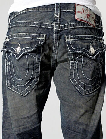 Jeans With Horseshoe On Back Pocket